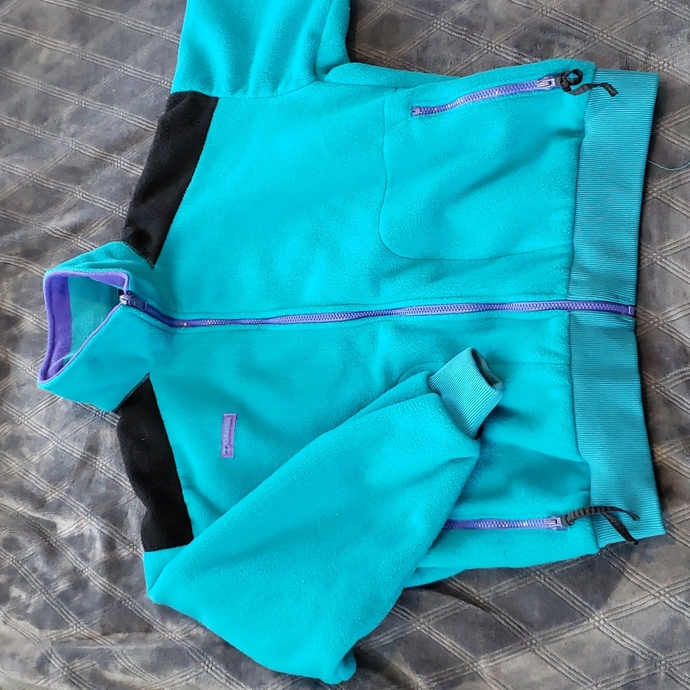 Retro Ladies Columbia Zip-Up fleece Jacket